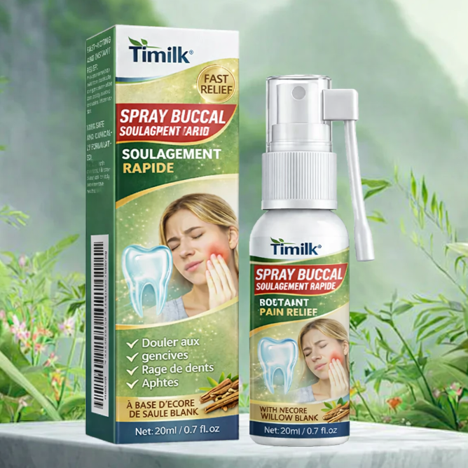 Spray dentaire à l'écorce de saule