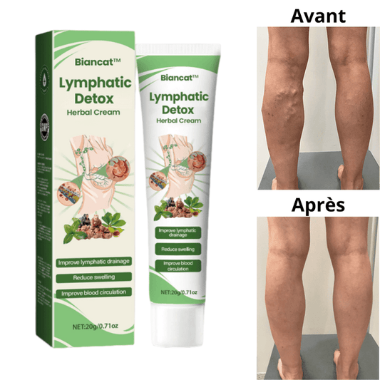 Crème aux Herbes Détox Lymphatique | Soulage les problèmes circulatoires en 5 minutes!